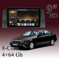 Штатная магнитола для BMW 5-Series E39 1995-2004 на Android 2HD 4+64Gb