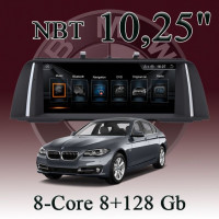 Штатная магнитола для BMW F10/F11 5-Series 2013-2018 6 поколение рестайлинг NBT 10,25inch (с поддержкой 360)