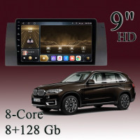 Штатная магнитола для BMW X5 E53 1999-2006 на Android 2HD 8+128Gb
