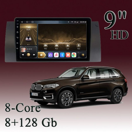 Штатная магнитола для BMW X5 E53 1999-2006 на Android 2HD 8+128Gb
