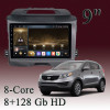 Штатная магнитола для Kia Sportage III 2010-2016 на Android 2HD 8+128Gb
