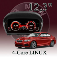 Цифровая приборная панель для BMW F22 2-Series 2017-2022 1 поколение, рестайлинг