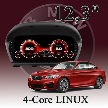 Цифровая приборная панель для BMW F22 2-Series 2017-2022 1 поколение, рестайлинг