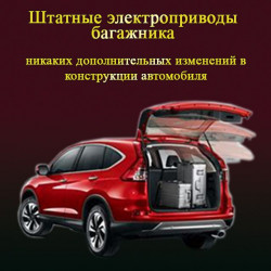 Электроприводы багажника автомобиля